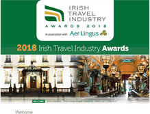 Tablet Screenshot of irishtravelindustryawards.com